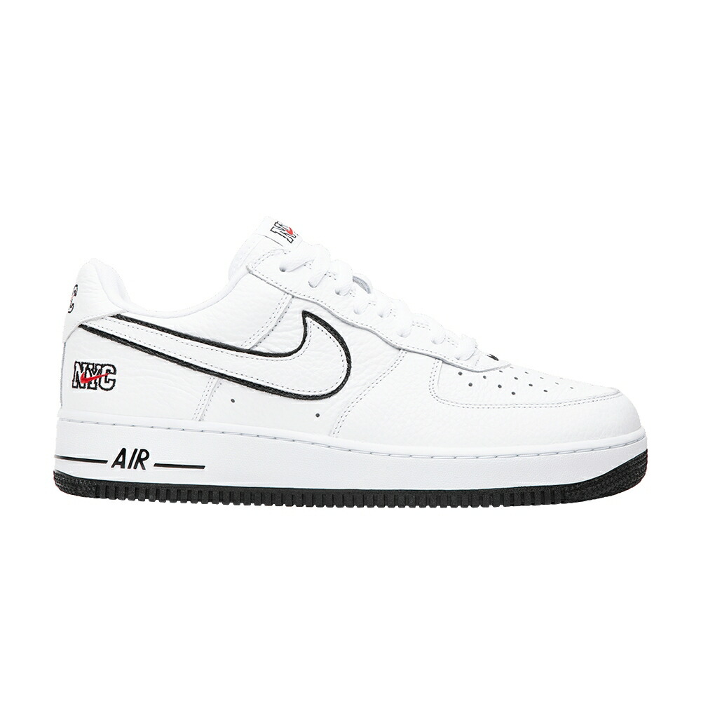 ナイキ 表どおり 白いこと 白いこと 黒いこと 黒いこと 空軍 \u0027NYC\u0027 スニーカー メンズ NIKE DOVER STREET MARKET X AIR FORCE 1 LOW / WHITE BLACK