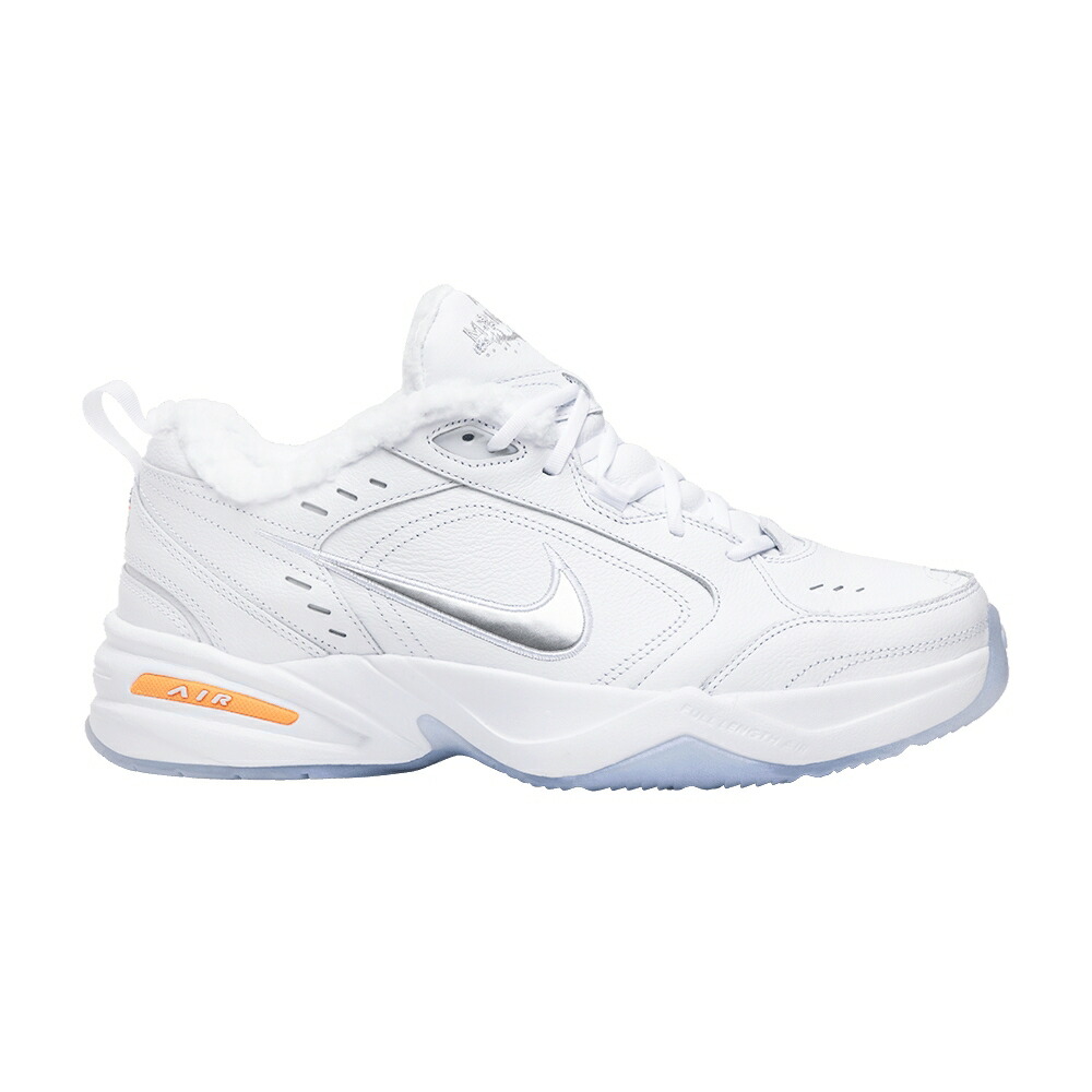 ナイキ モナーク 白いこと 白いこと 橙 オレンジ色 \u0027SNOW DAY\u0027 スニーカー メンズ NIKE AIR MONARCH IV / WHITE TOTAL ORANGE METALLIC