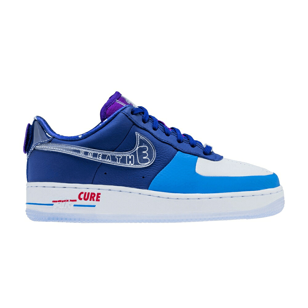 ナイキ ディープ 青碧 青碧 空軍 \u0027DOERNBECHER\u0027 お坊っちゃん キッズ NIKE AIR FORCE 1 LOW GS 2018 / DEEP ROYAL BLUE LIGHT PHOTO BLUE もの言う花 マタニティ スニーカー