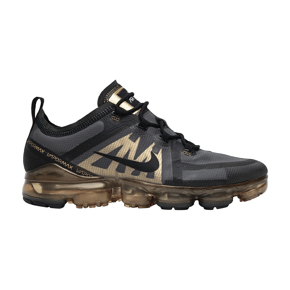 ナイキ 黒いこと 黒いこと ゴールド エアヴェイパーマックス \u0027BLACK GOLD\u0027 スニーカー メンズ NIKE AIR VAPORMAX 2019 / BLACK BLACK METALLIC GOLD