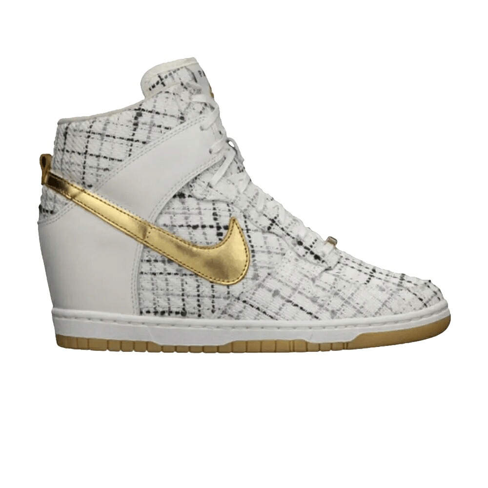 ナイキ ダンク 天の原 シティ ゴールド \u0027PARIS\u0027 スニーカー レディース NIKE WMNS DUNK SKY HI CITY FW QS / SAIL METALLIC GOLD