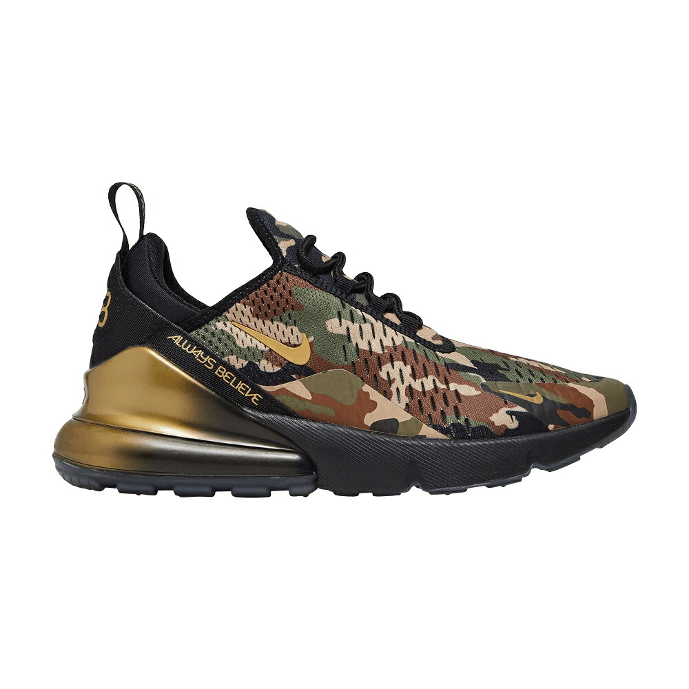 ナイキ マックス 黒色 ブラック ゴールド オリーブ エアマックス 'DOERNBECHER' スニーカー メンズ NIKE AIR MAX 270 2018 / BLACK METALLIC GOLD MEDIUM OLIVE|スニケス