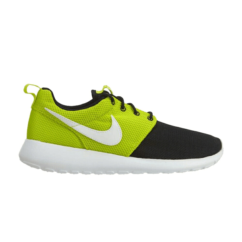 ナイキ 緑 緑であること 黒いこと 黒いこと 白いこと 白いこと ローシワン \u0027VENOM GREEN\u0027 お坊っちゃん キッズ NIKE ROSHE ONE GS / VENOM GREEN BLACK WHITE もの言う花 マタニティ スニーカー