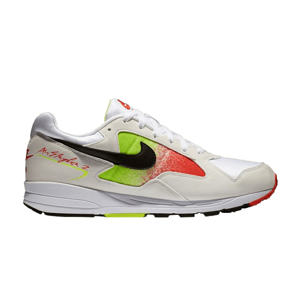 ナイキ 白いこと 白いこと 黒いこと 黒いこと 赤 赤いこと \u0027VOLT HABANERO\u0027 スニーカー メンズ NIKE AIR SKYLON 2 / WHITE BLACK VOLT HABANERO RED