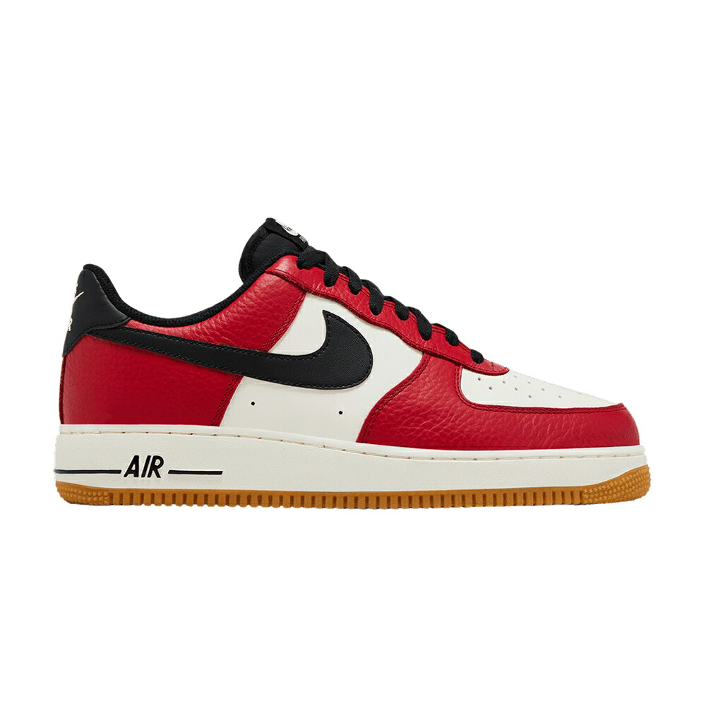ナイキ 赤 赤いこと 黒いこと 黒いこと 空軍 \u0027GYM RED\u0027 スニーカー メンズ NIKE AIR FORCE 1 / GYM RED BLACK GUM LIGHT SAIL
