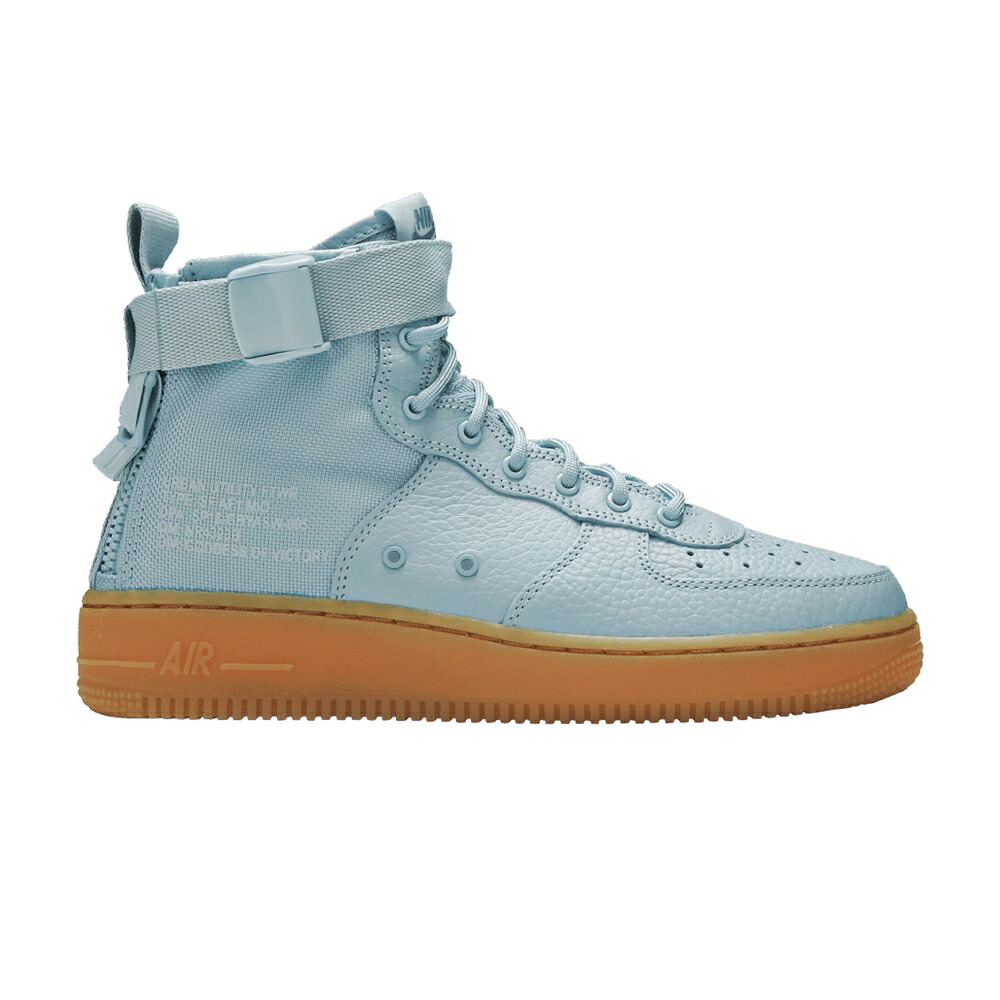ナイキ ミッド 青み 青色 空軍 \u0027OCEAN BLISS\u0027 お坊っちゃん キッズ NIKE 空想科学小説 AIR FORCE 1 MID GS / OCEAN BLISS BLUE もの言う花 マタニティ スニーカー