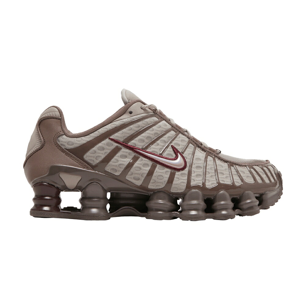 ナイキ ショックス ナイト爵 マルーン \u0027PUMICE MAROON\u0027 スニーカー レディース NIKE WMNS SHOX TL NIGHT / PUMICE PUMICE NIGHT MAROON