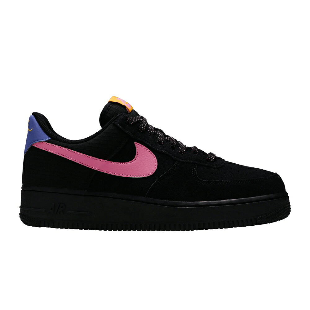 ナイキ 黒いこと 黒いこと 紫 相撲取り草 ライズ 空軍 \u0027BLACK ACG\u0027 スニーカー メンズ NIKE AIR FORCE 1 LOW / BLACK PERSIAN VIOLET POLLEN RISE