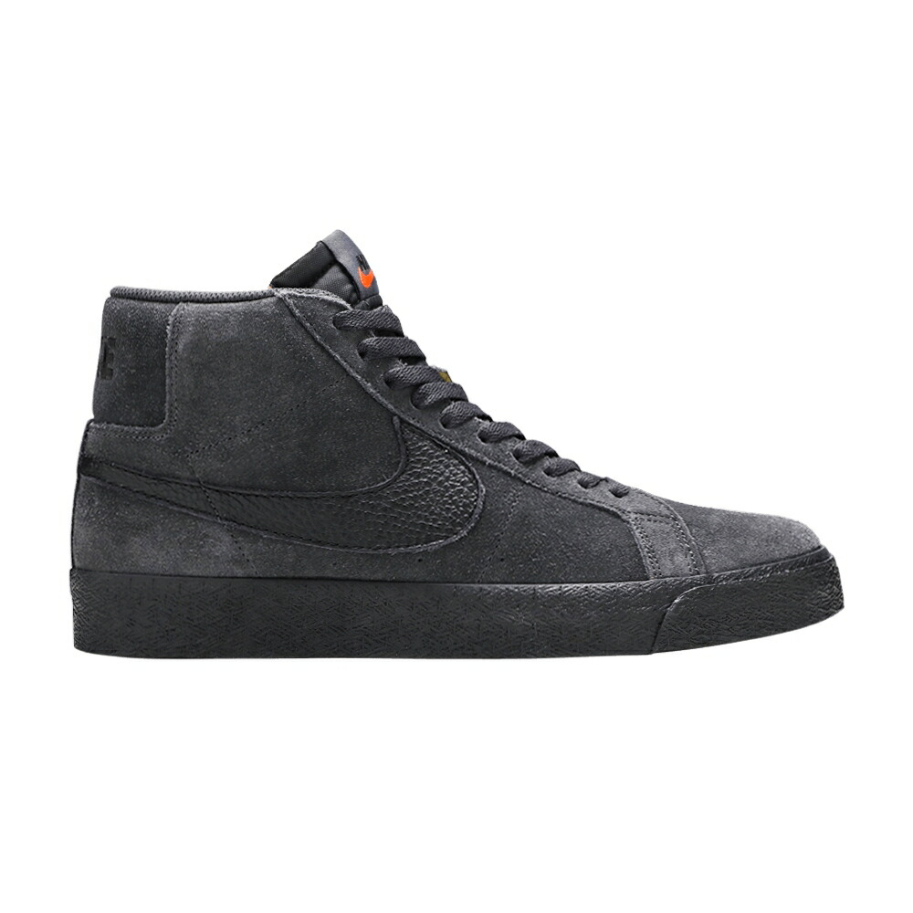 ナイキ 望遠レンズ ブレイザー ミッド エスビー 薄墨色 薄墨色 黒いこと 黒いこと \u0027ORANGE GREY\u0027 スニーカー メンズ NIKE ZOOM BLAZER MID ISO SB LABEL - DARK SMOKE / DARK SMOKE GREY BLACK DARK SMOKE