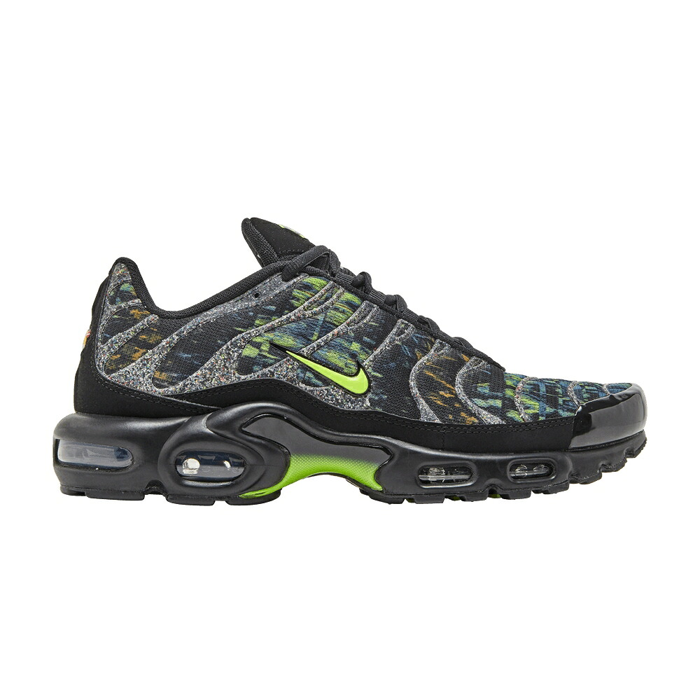 ナイキ マックス 黒いこと 黒いこと 青碧 青碧 エアマックスプラス \u0027SUSTAINABLE VOLT\u0027 スニーカー メンズ NIKE AIR MAX PLUS - BLACK / BLACK VOLT BRIGADE BLUE