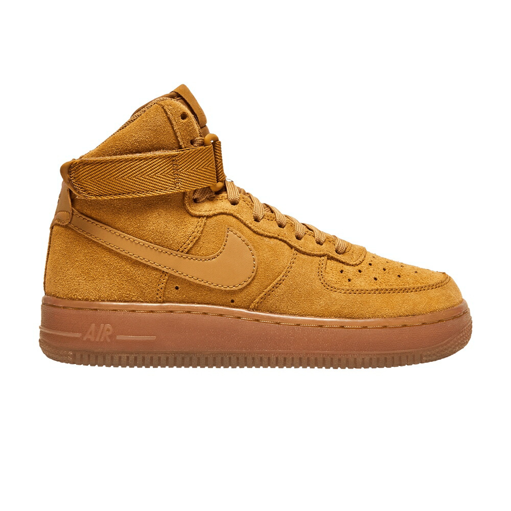 ナイキ ご機嫌 ウィート 赤銅色 赤銅色 空軍 \u0027WHEAT\u0027 お坊っちゃん キッズ NIKE AIR FORCE 1 HIGH LV8 3 GS / WHEAT WHEAT GUM LIGHT BROWN もの言う花 マタニティ スニーカー