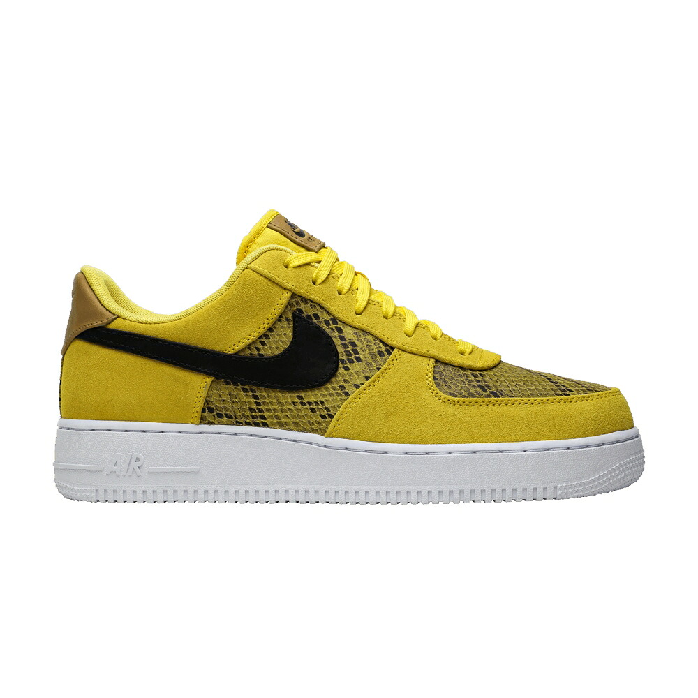 ナイキ 空軍 \u0027YELLOW SNAKESKIN\u0027 スニーカー メンズ NIKE AIR FORCE 1 LOW /