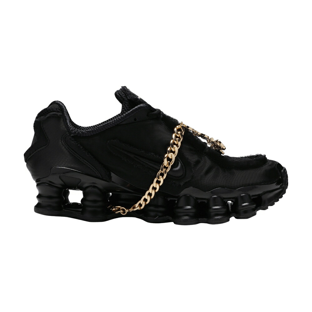 ナイキ ショックス 黒いこと 黒いこと \u0027BLACK\u0027 スニーカー レディース NIKE COMME DES GAR ONS X WMNS SHOX TL / BLACK BLACK BLACK