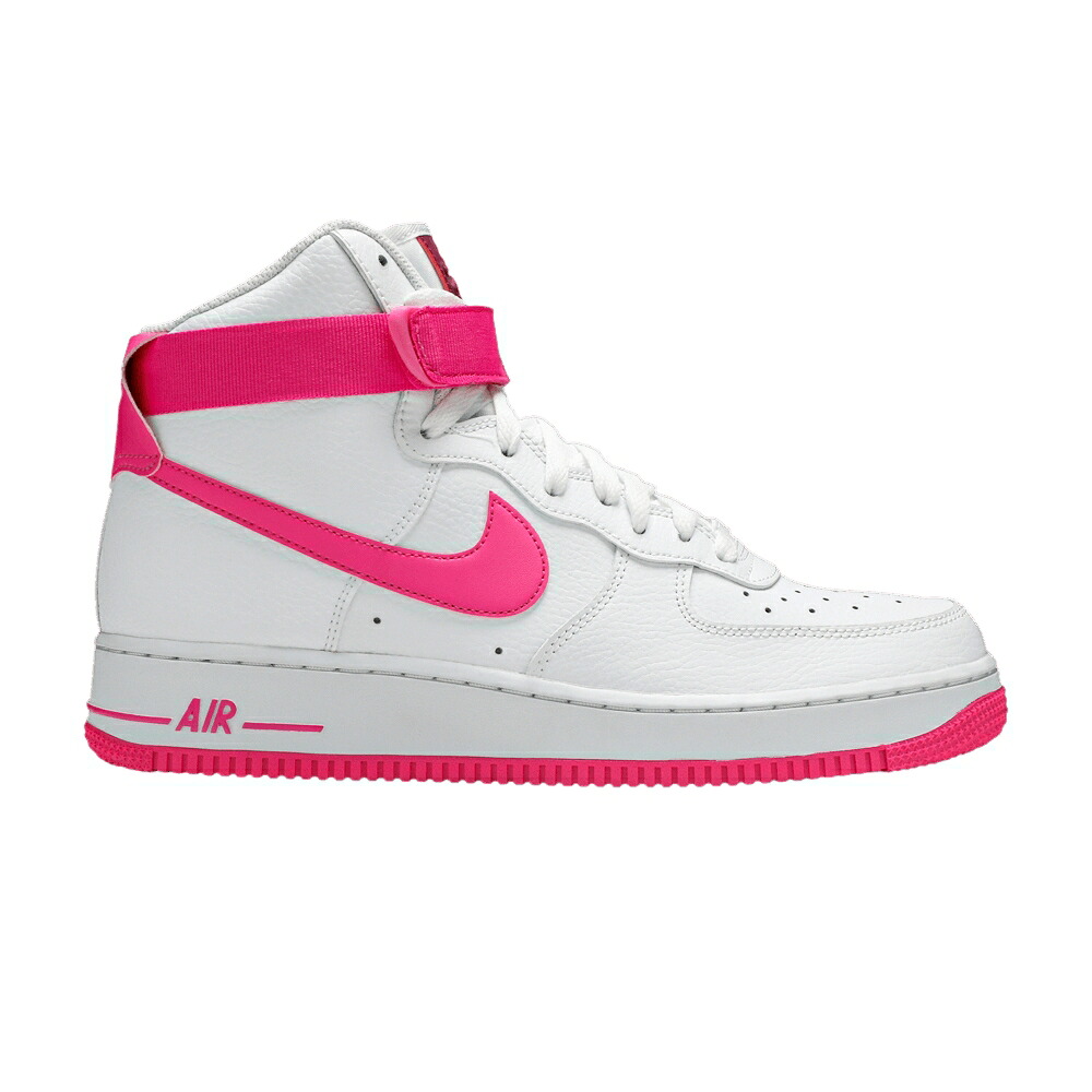 ナイキ ハイ 白色 ホワイト レーザー エアフォース 'WHITE FUCHSIA' スニーカー レディース NIKE WMNS AIR FORCE 1 HIGH / WHITE TRUE BERRY LASER FUCHSIA|スニケス
