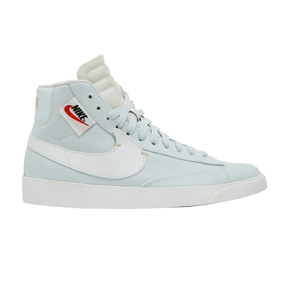 ナイキ ブレイザー ミッド 気泡管水準器 アクア \u0027GHOST AQUA\u0027 スニーカー レディース NIKE WMNS BLAZER MID REBEL / GHOST AQUA WHTIE