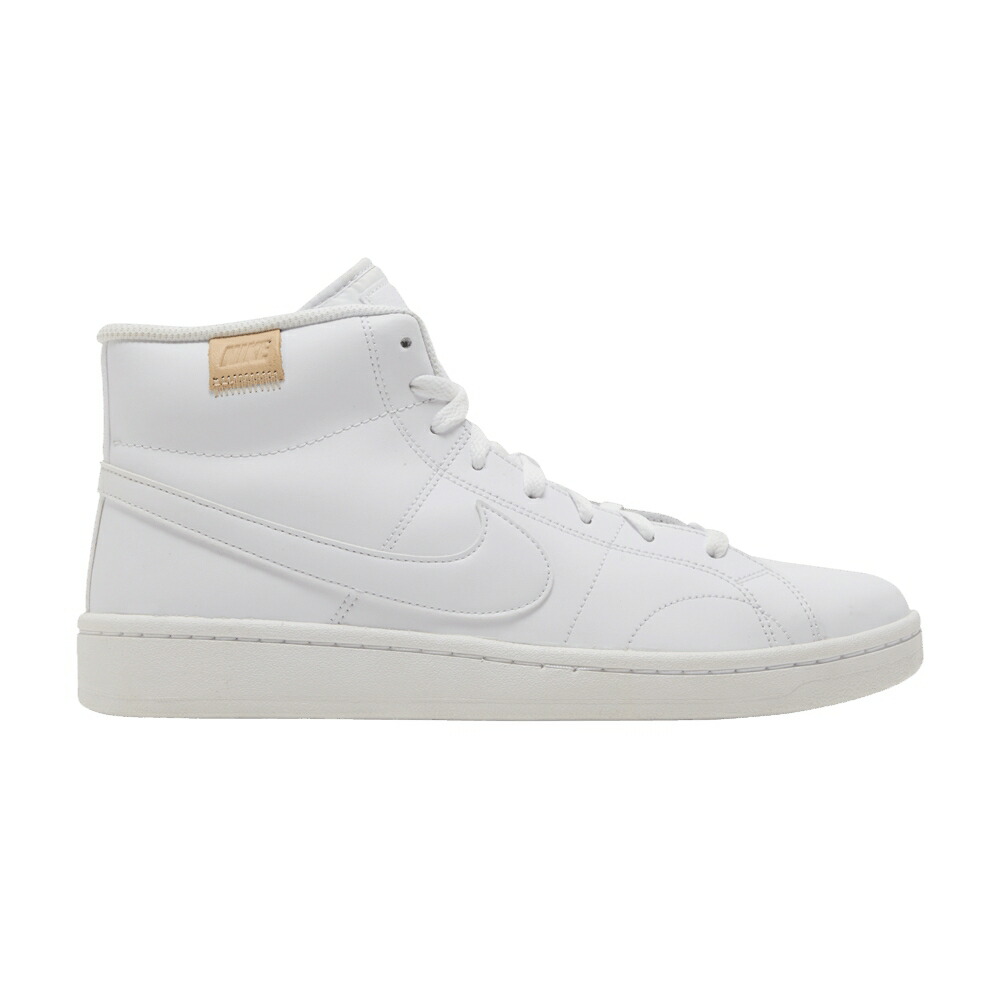ナイキ 厚地の外套 ミッド 白いこと 白いこと \u0027TRIPLE WHITE\u0027 スニーカー レディース NIKE WMNS COURT ROYALE 2 MID / WHITE WHITE WHITE