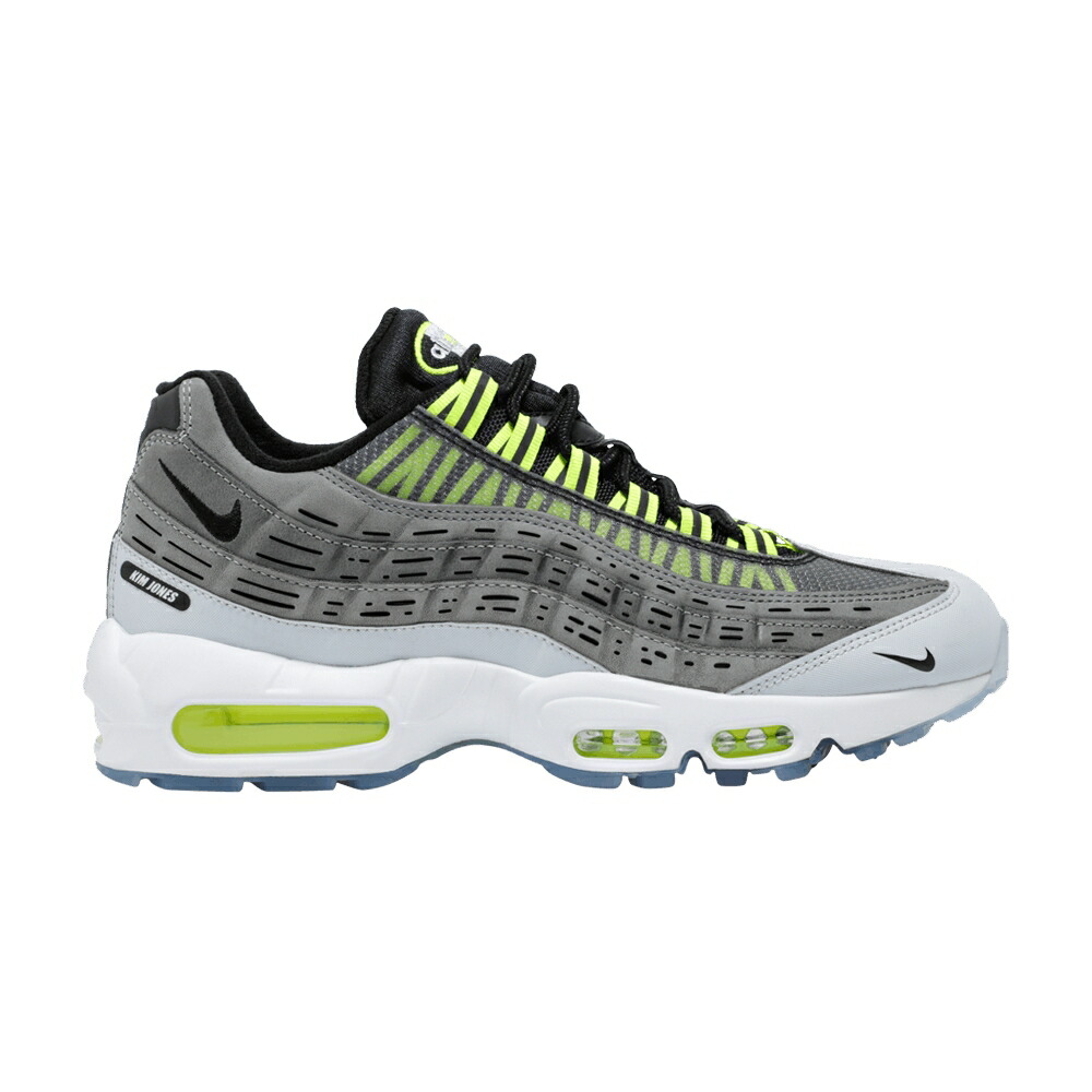 ナイキ マックス 黒いこと 黒いこと エア湖マックス \u0027VOLT\u0027 スニーカー メンズ NIKE KIM JONES X AIR MAX 95 / BLACK VOLT