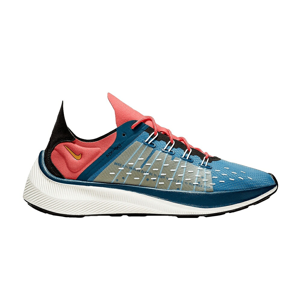 ナイキ 青碧 青碧 \u0027BLUE FORCE\u0027 スニーカー メンズ NIKE EXP-X14 / BLUE FORCE GYM BLUE EMBER GLOW