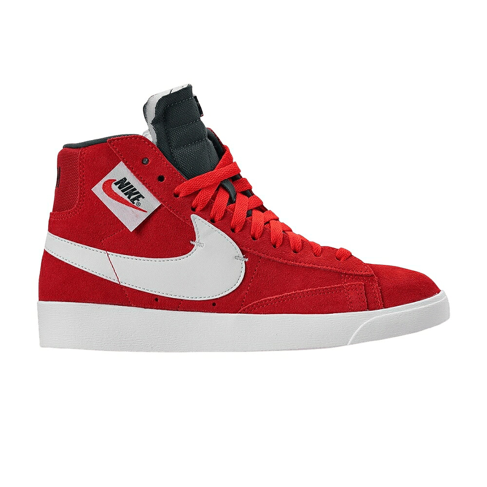 ナイキ ブレイザー ミッド レベル 赤 レッド 白色 ホワイト 黒色 ブラック 'HABANERO RED' スニーカー レディース NIKE WMNS BLAZER MID REBEL XX / HABANERO RED WHITE BLACK FADED|スニケス
