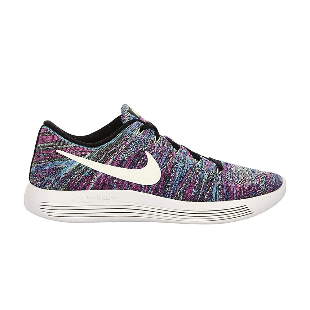 ナイキ フライニット 黒色 ブラック 白色 ホワイト ファイア ピンク 'FIRE PINK' スニーカー レディース NIKE WMNS LUNAREPIC LOW FLYKNIT / BLACK SUMMIT WHITE FIRE PINK｜スニケス