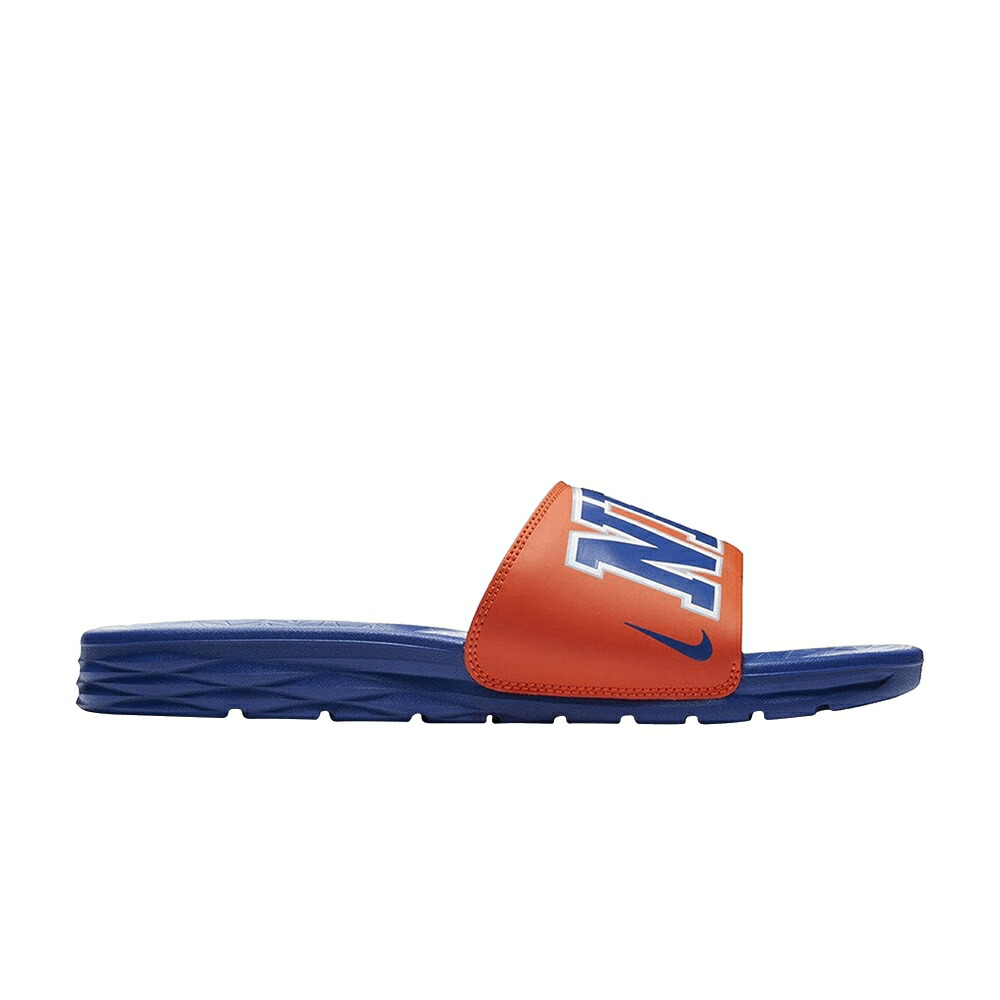 ナイキ ベナッシ サンダル 橙 オレンジ色 しろがね色 しろがね色 \u0027KNICKS\u0027 スニーカー メンズ NIKE NBA X BENASSI / BRILLIANT ORANGE FLAT SILVER