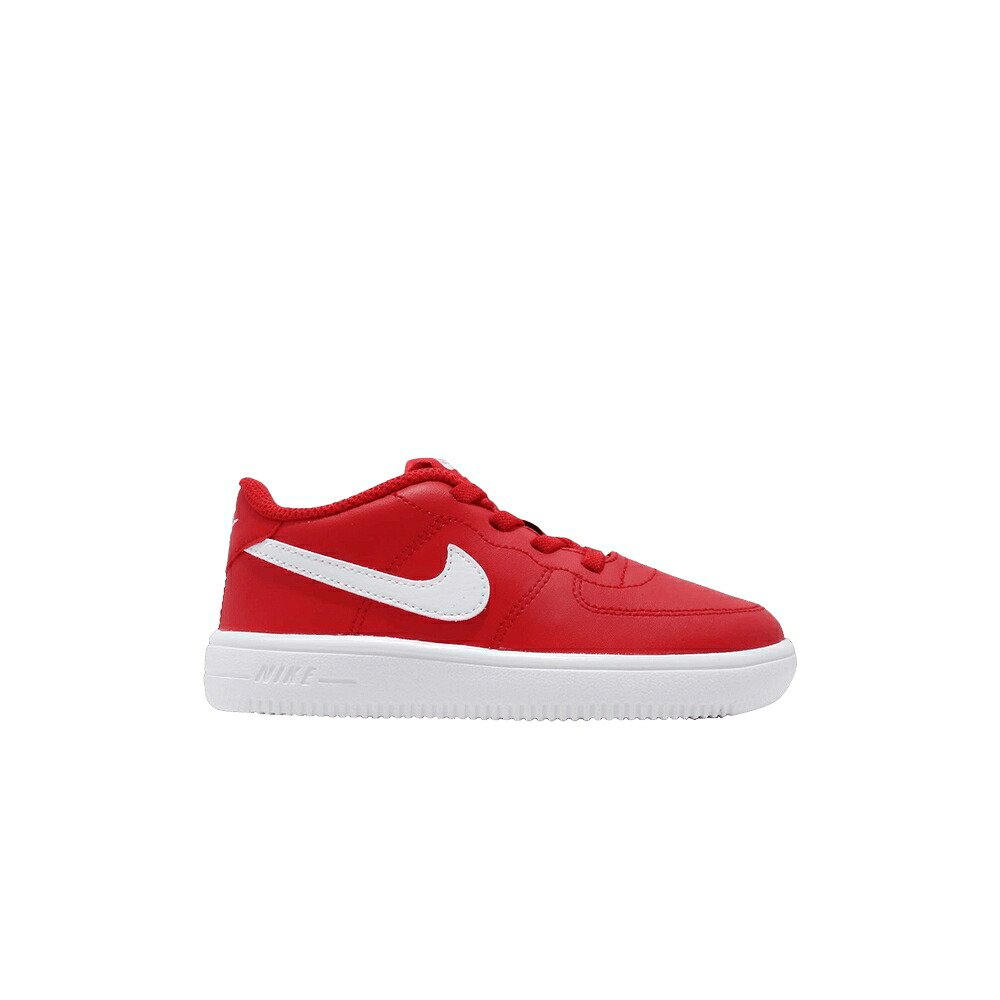 ナイキ 赤 赤いこと 白いこと 白いこと 空軍 \u002718 \u0027UNIVERSITY RED\u0027 もの言う花 NIKE AIR FORCE 1 TD / UNIVERSITY RED WHITE