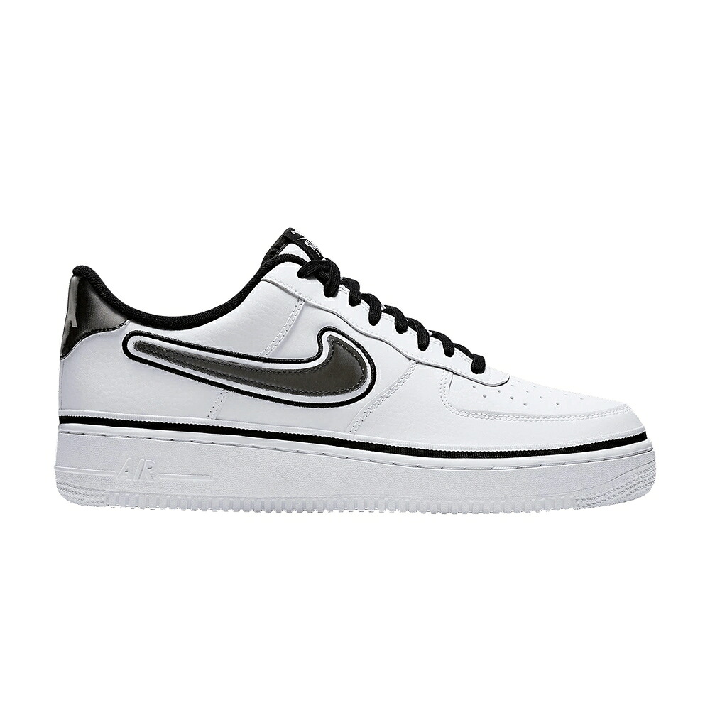 ナイキ 白いこと 白いこと 黒いこと 黒いこと 空軍 \u002707 \u0027SPURS\u0027 スニーカー メンズ NIKE AIR FORCE 1 LV8 SPORT / WHITE BLACK WHITE