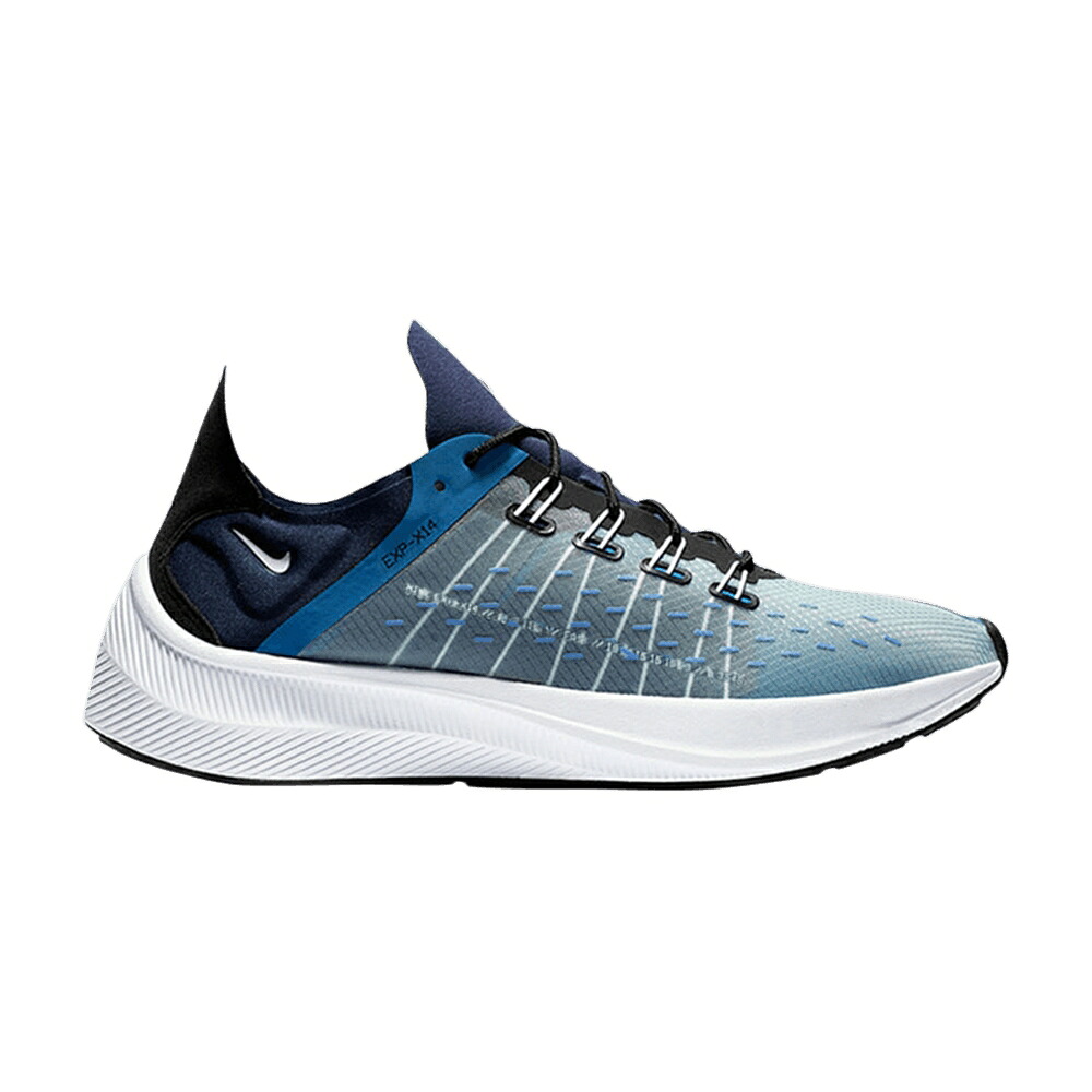 ナイキ 紺色 米国海軍 白いこと 白いこと \u0027MOUNTAIN BLUE\u0027 スニーカー メンズ NIKE EXP-X14 / MIDNIGHT NAVY WHITE MOUNTAIN