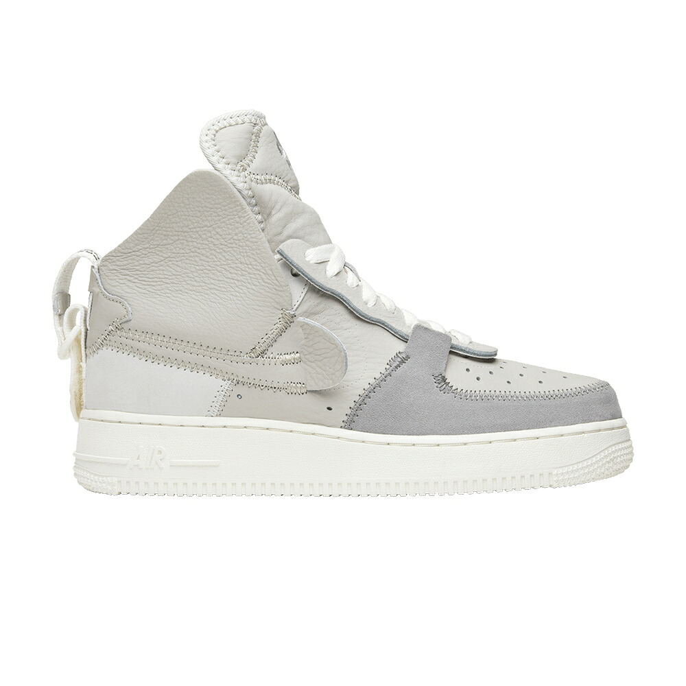 ナイキ 御機嫌 しろがね色 しろがね色 空軍 \u0027MATTE SILVER\u0027 スニーカー メンズ NIKE PSNY X AIR FORCE 1 HIGH / MATTE SILVER LIGHT BONE SAIL