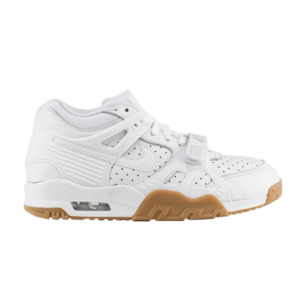 ナイキ 調教師 白いこと 白いこと 赤銅色 赤銅色 エア湖調教師 スニーカー メンズ NIKE AIR TRAINER 3 / WHITE WHITE GUM LIGHT BROWN
