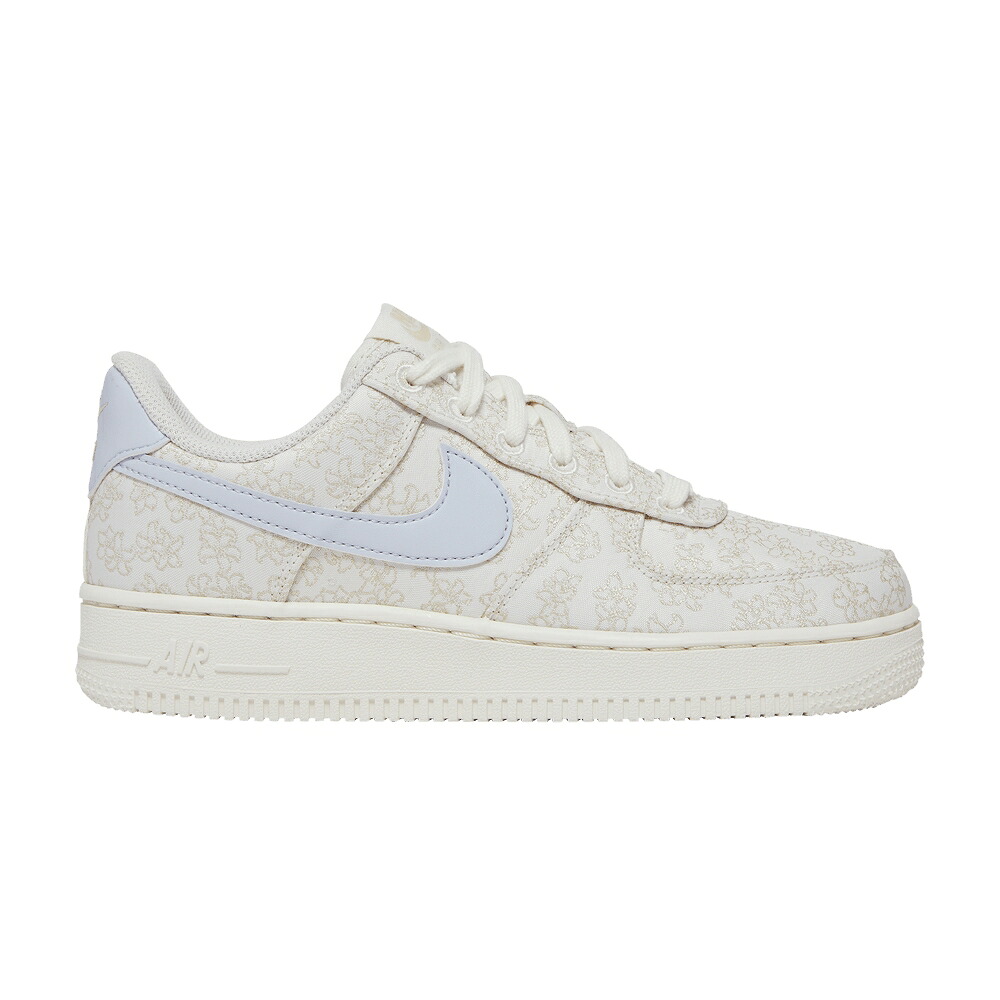 ナイキ 薄墨色 薄墨色 空軍 \u002707 \u0027FLORAL EMBROIDERY\u0027 スニーカー レディース NIKE WMNS AIR FORCE 1 SE JACQUARD / MULTI COLOR FOOTBALL GREY SAIL