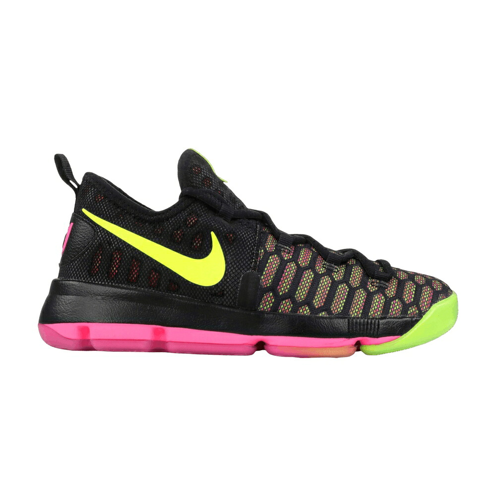 ナイキ 黒いこと 黒いこと \u0027UNLIMITED\u0027 お坊っちゃん キッズ NIKE KD 9 なおなお書き / BLACK MULTI COLOR もの言う花 マタニティ スニーカー