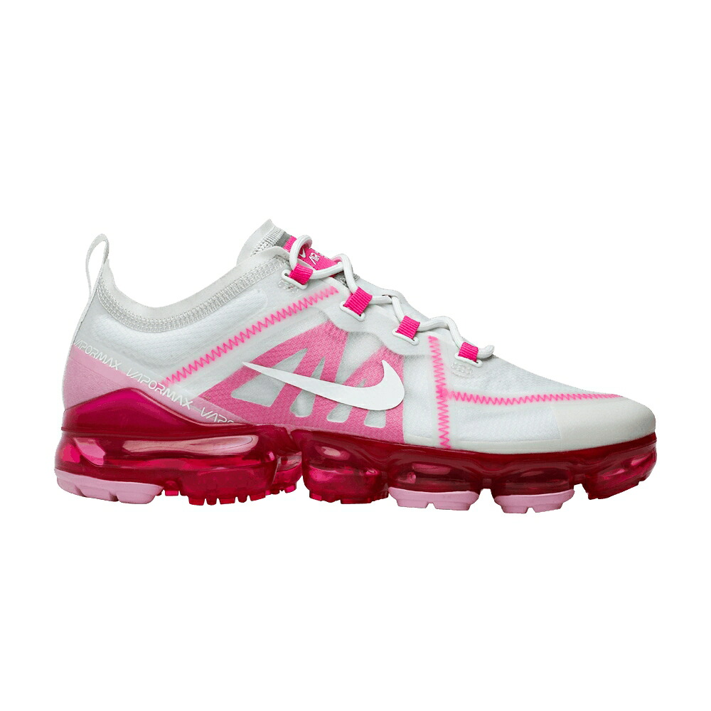 ナイキ 白いこと 白いこと レーザ エアヴェイパーマックス \u0027PINK RISE\u0027 スニーカー レディース NIKE WMNS AIR VAPORMAX 2019 / SUMMIT WHITE SUMMIT WHITE LASER