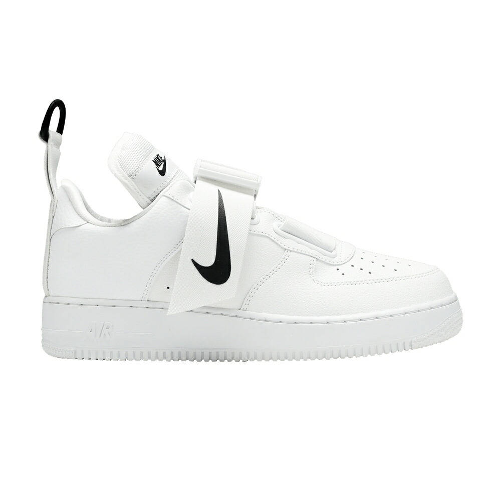 ナイキ 白いこと 白いこと 黒いこと 黒いこと 空軍 \u0027WHITE BLACK\u0027 スニーカー メンズ NIKE AIR FORCE 1 UTILITY / WHITE WHITE BLACK