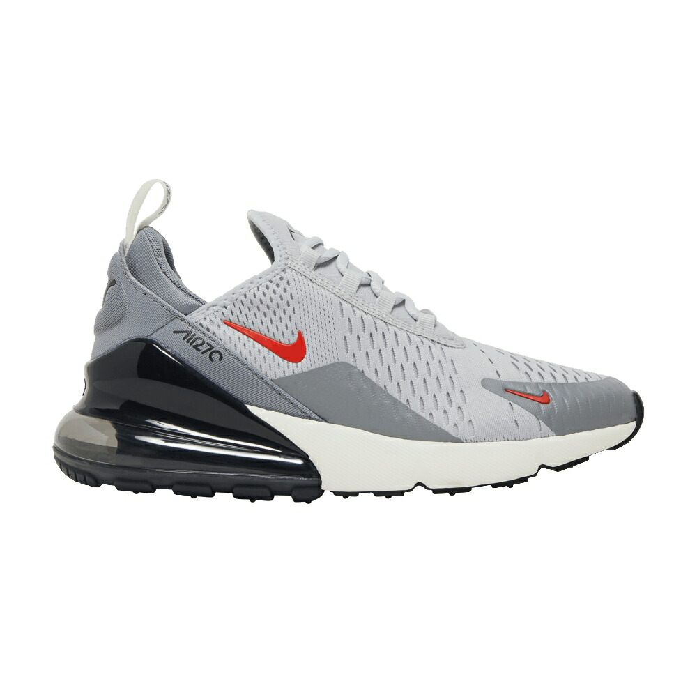 ナイキ マックス 野球クラブ 薄墨色 薄墨色 エア湖マックス \u0027GREY ORANGE\u0027 スニーカー メンズ NIKE AIR MAX 270 FOG TEAM / GREY FOG SAIL PARTICLE GREY TEAM