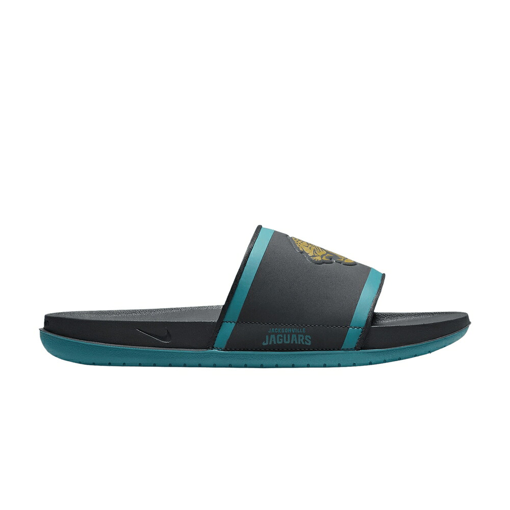 ナイキ サンダル \u0027ジャクソン営造物 ジャガーズ\u0027 スニーカー メンズ NIKE NFL X OFFCOURT SLIDE \u0027JACKSONVILLE JAGUARS\u0027 / ANTHRACITE BLUSTERY OCHRE