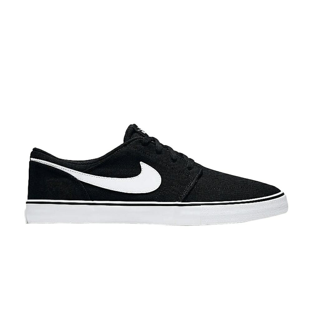 ナイキ エスビー 黒いこと 黒いこと 白いこと 白いこと \u0027BLACK WHITE\u0027 スニーカー メンズ NIKE PORTMORE 2 SOLAR CANVAS SB / BLACK WHITE