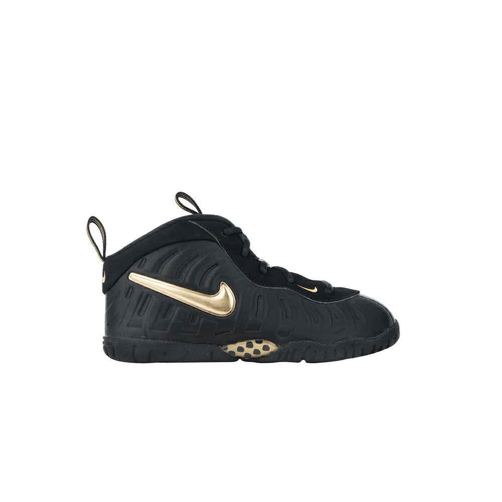 ナイキ 労働者階級 黒いこと 黒いこと ゴールド \u0027BLACK GOLD\u0027 もの言う花 NIKE LITTLE POSITE PRO TD METALLIC / BLACK METALLIC GOLD BLACK
