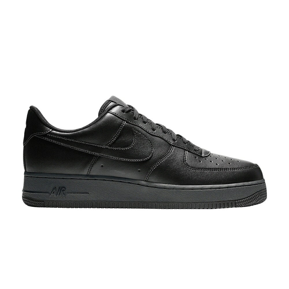 ナイキ 黒いこと 黒いこと 空軍 \u0027BLACK\u0027 スニーカー メンズ NIKE AIR FORCE 1 FLYLEATHER / BLACK