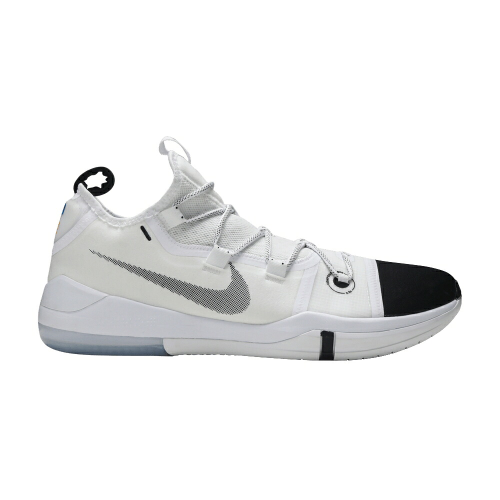 ナイキ コービー 白いこと 白いこと A.D. \u0027BLACK TOE\u0027 スニーカー メンズ NIKE KOBE 2018 / WHITE WHITE