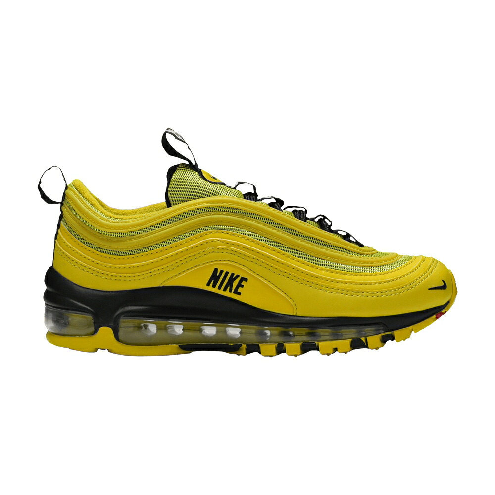 ナイキ マックス 黒いこと 黒いこと エア湖マックス \u0027BRIGHT CITRON\u0027 お坊っちゃん キッズ NIKE AIR MAX 97 GS / BRIGHT CITRON BLACK BLACK もの言う花 マタニティ スニーカー