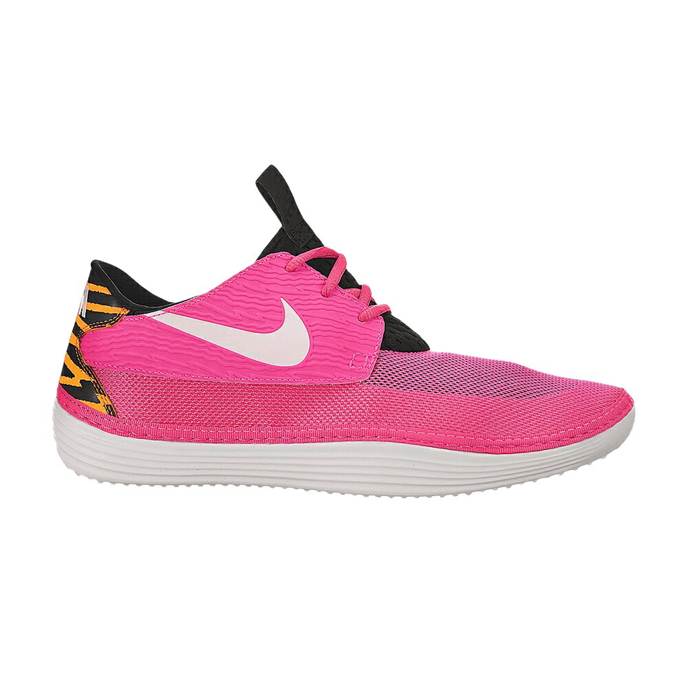 ナイキ モカシン さくら色 白いこと 白いこと 黒いこと 黒いこと \u0027PINK FLASH\u0027 スニーカー メンズ NIKE SOLARSOFT MOCCASIN / PINK FLASH WHITE BLACK ATOMIC