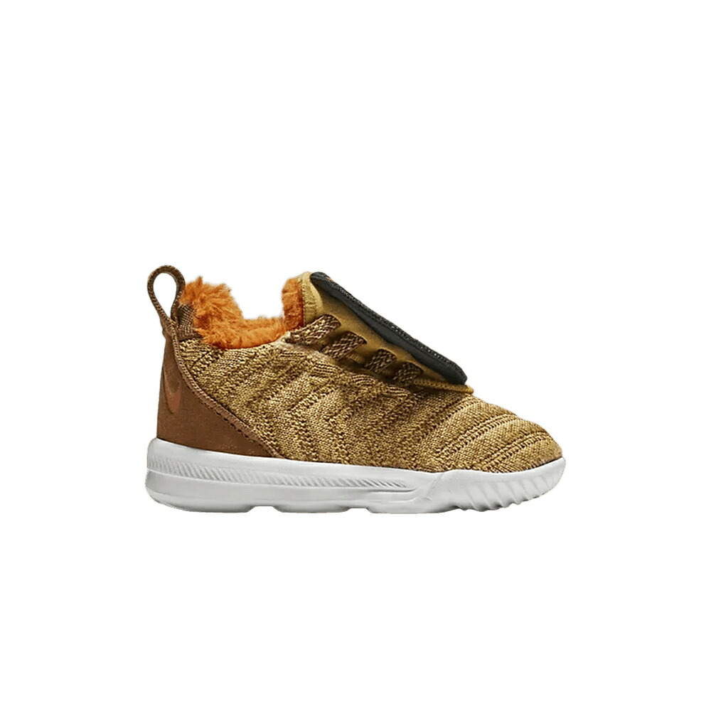 ナイキ レブロン ウィート ゴールド \u0027LITTLE CATS\u0027 もの言う花 NIKE LEBRON 16 TD BIG / WHEAT GOLD LIGHT BRITISH TAN