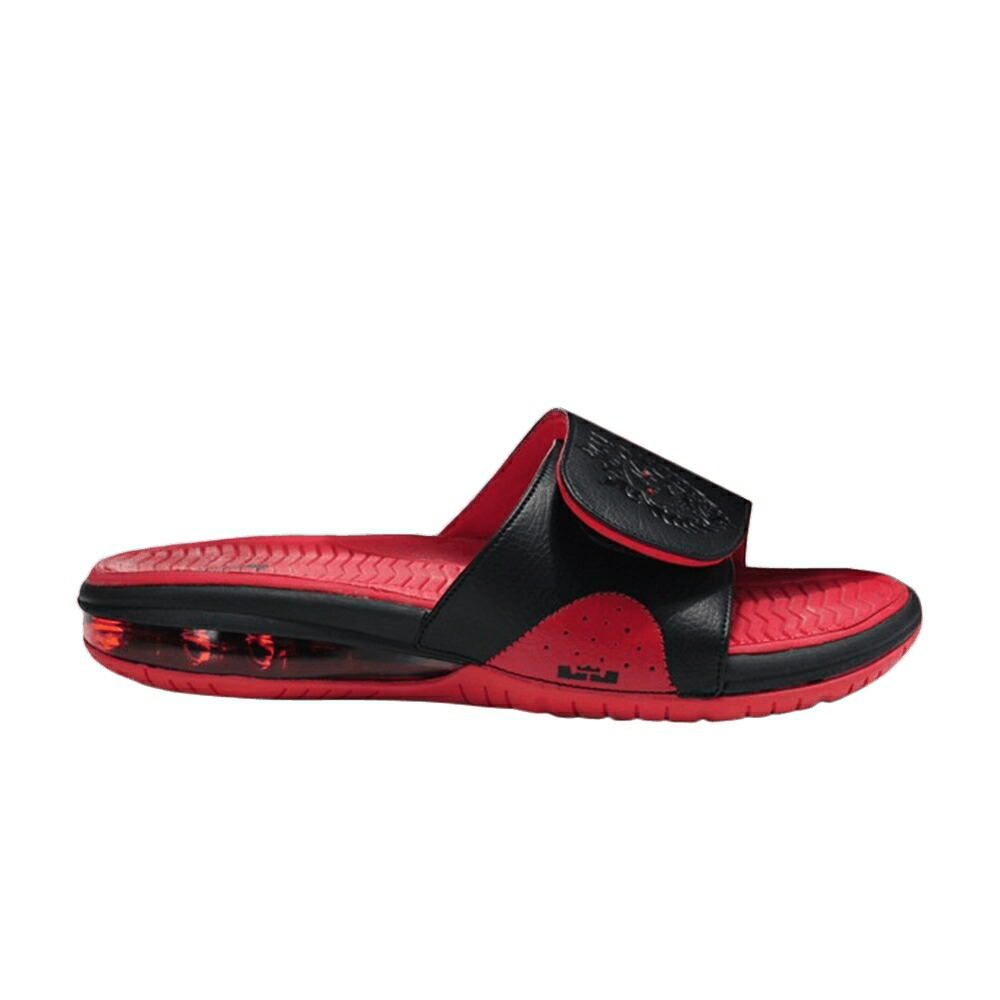 ナイキ レブロン サンダル 黒いこと 黒いこと 赤 赤いこと \u0027RED\u0027 スニーカー メンズ NIKE AIR LEBRON SLIDE / BLACK RED