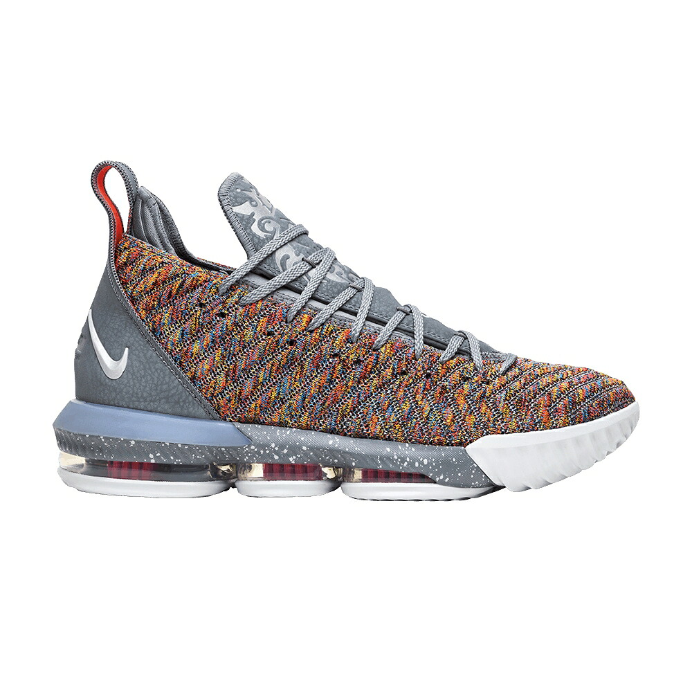 ナイキ レブロン しろがね色 しろがね色 冷やりとした \u002720 20\u0027 スニーカー メンズ NIKE LEBRON 16 / MULTI COLOR METALLIC SILVER COOL