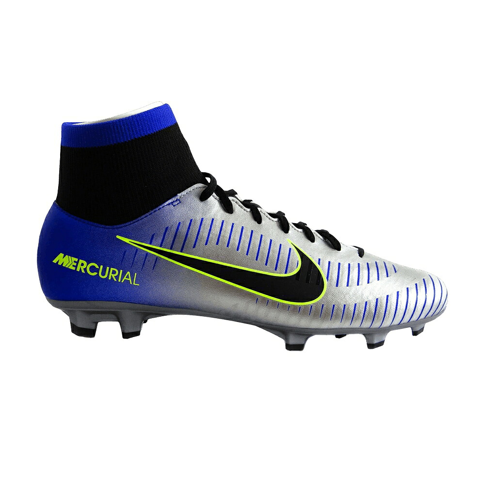 ナイキ 制覇 青碧 青碧 黒いこと 黒いこと \u0027RACER BLUE\u0027 お坊っちゃん キッズ NIKE MERCURIAL VICTORY 6 DF NJR FG GS / RACER BLUE BLACK CHROME VOLT もの言う花 マタニティ スニーカー