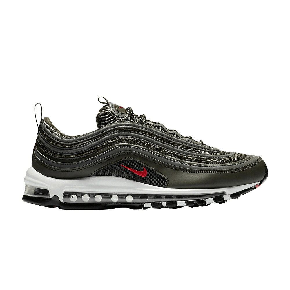 ナイキ マックス 赤 赤いこと エア湖マックス \u0027SEQUOIA\u0027 スニーカー メンズ NIKE AIR MAX 97 / SEQUOIA UNIVERSITY RED METALLIC