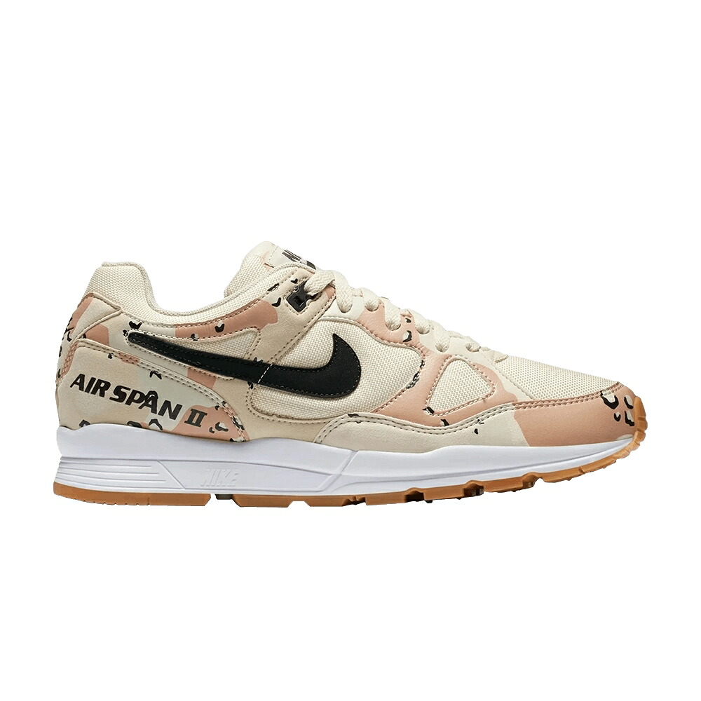 ナイキ 割り増し金 黒いこと 黒いこと 皮膚軟化剤 \u0027BEACH CAMO\u0027 スニーカー メンズ NIKE AIR SPAN 2 PREMIUM / BEACH BLACK PRALINE LIGHT CREAM
