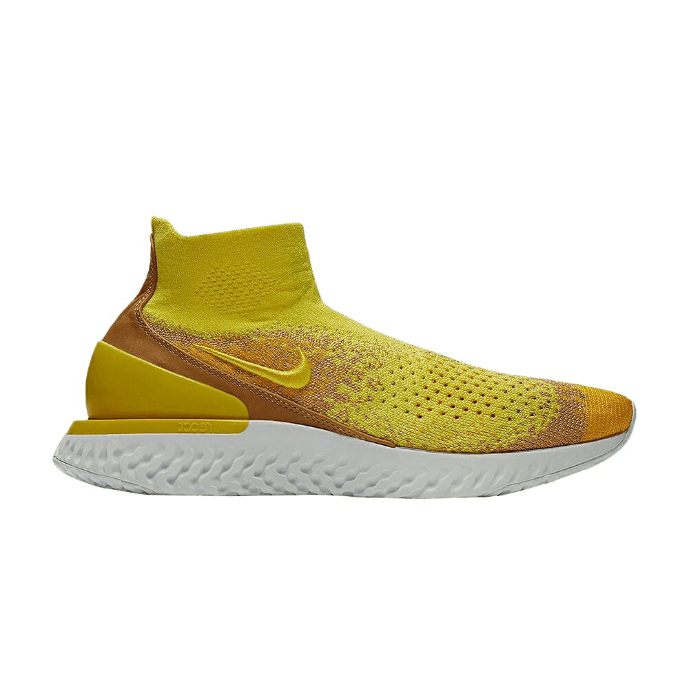 ナイキ ライズ リアクト フライニット 黄色 イエロー クラブ ゴールド 'SONIC YELLOW' スニーカー メンズ NIKE RISE REACT FLYKNIT / SONIC YELLOW AMARILLO CLUB GOLD｜スニケス