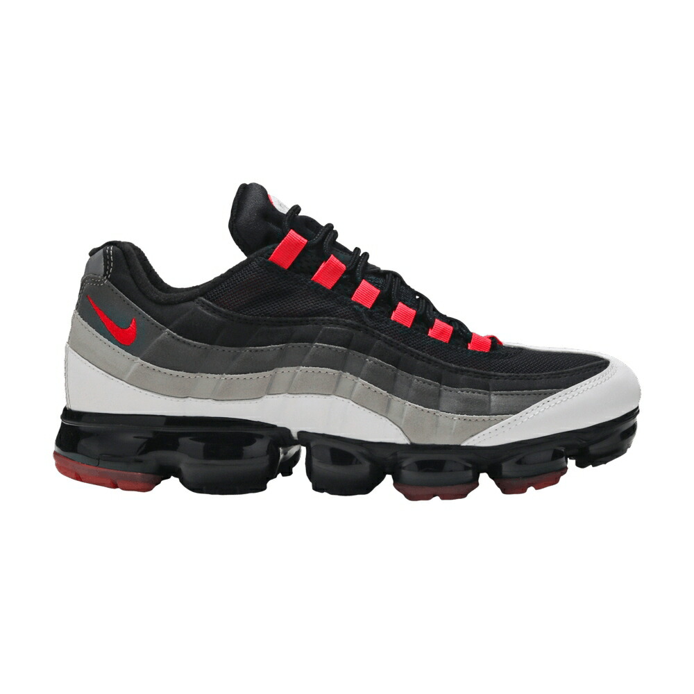 ナイキ 白いこと 白いこと 赤 赤いこと エアヴェイパーマックス \u0027HOT RED\u0027 スニーカー メンズ NIKE AIR VAPORMAX 95 / WHITE HOT RED DARK PEWTER